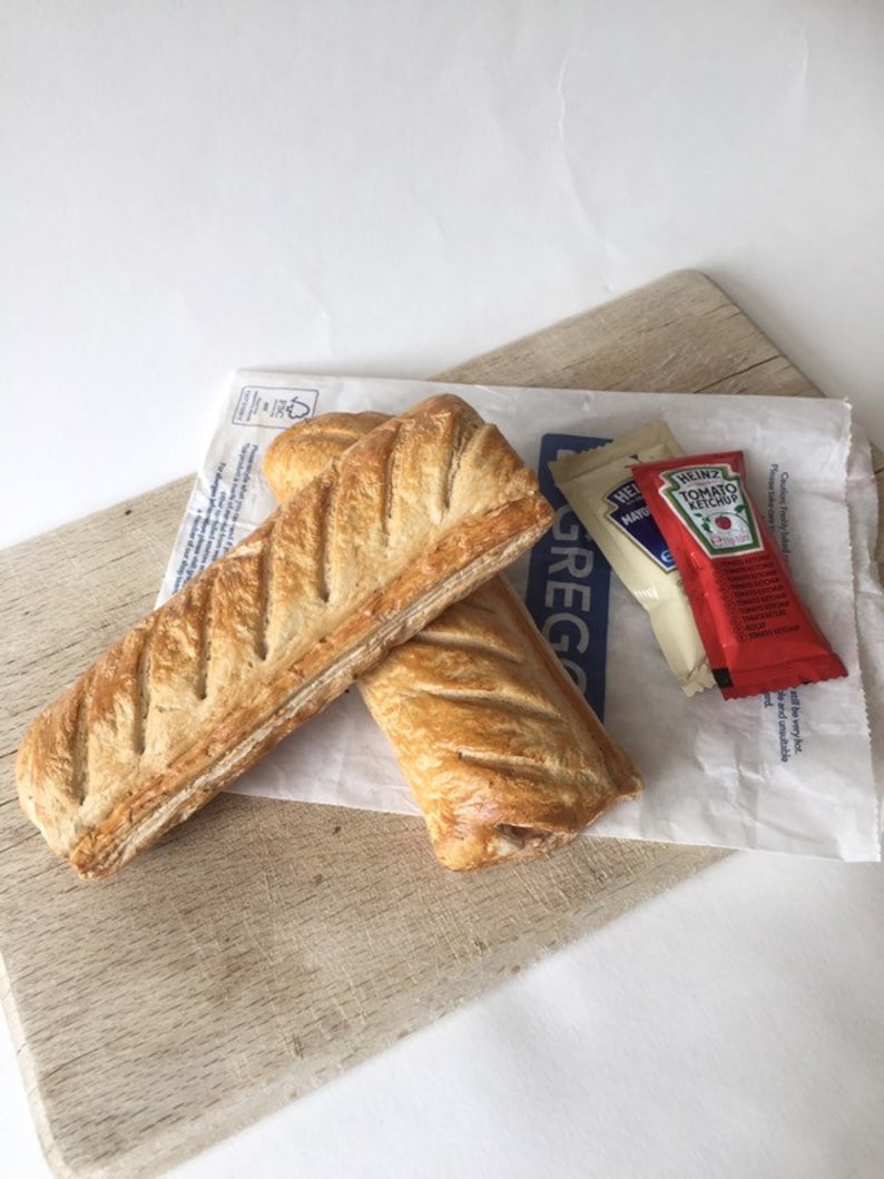 Fake Classic Greggs sausage roll Full Size Replica Party Etsy