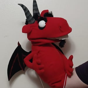 Jersey Devil Cryptid Hand and Rod Puppet Custom Made With Arm Rods - Etsy