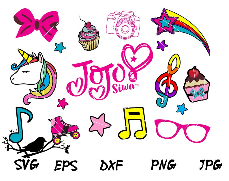 Download Jojo Siwa SVG Heart Cut and print file Svg Png c Eps Pdf ...