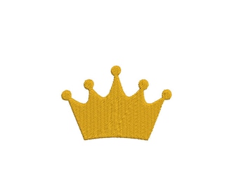 Crown 3 - Embroidery Design File - Instant Download - Available in 7 Sizes and 8 Machine Formats.