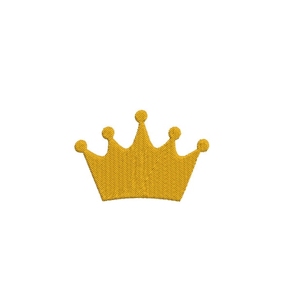 Crown 3 - Embroidery Design File - Instant Download - Available in 7 Sizes and 8 Machine Formats.