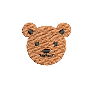 Cute Bear - Embroidery Design File - Instant Download - Available in 7 Sizes and 8 Machine Formats.