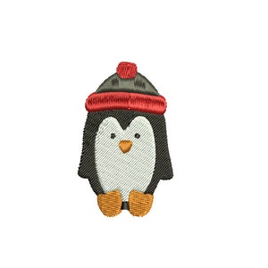 Baby Penguin - Embroidery Design File - Instant Download - Available in 5 Sizes and 8 Machine Formats.