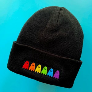 GHOST PRIDE BEANIE - Spooky Doodle Club Embroidered Beanie