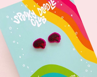 50 Adesivi A Forma Di Cervello - Divertenti, Colorati E Impermeabili, Per Decorare Laptop, Skateboard E Auto