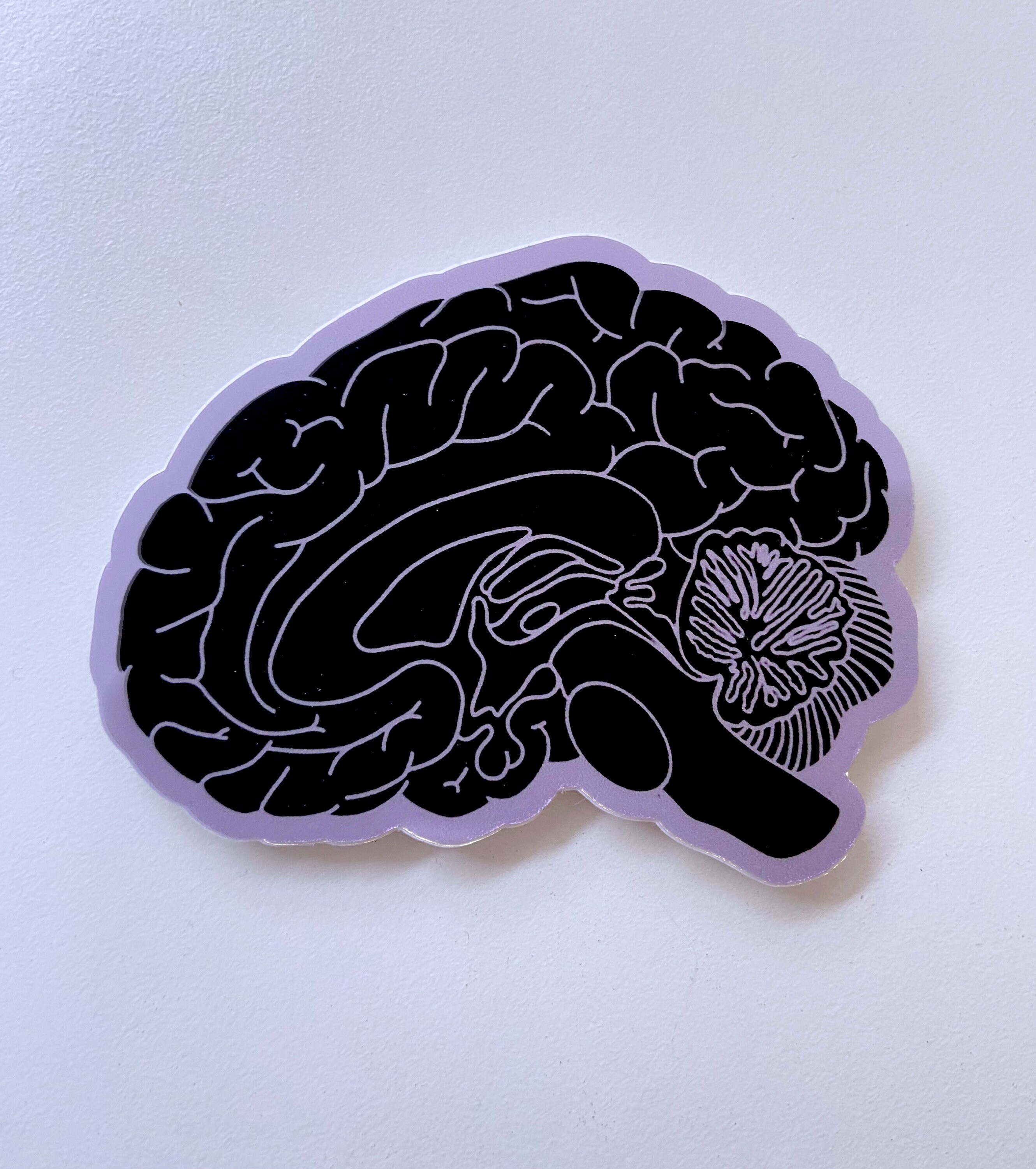 50 Adesivi A Forma Di Cervello - Divertenti, Colorati E Impermeabili, Per Decorare Laptop, Skateboard E Auto - Foto 2