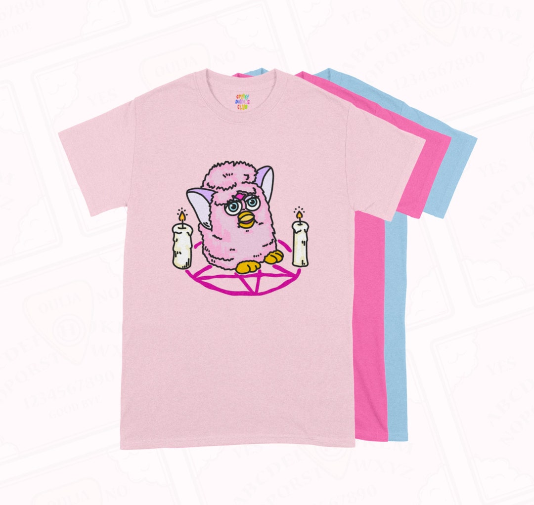 PENTAGRAM PAL Furby T-shirt - Cursed Toy Furby Shirt, Witchy