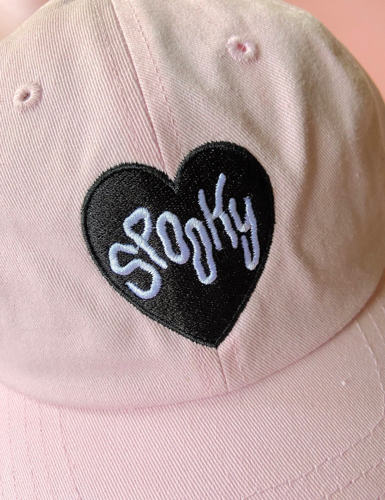 PASTEL SPOOKY HAT Spooky Doodle Club Embroidered Dad Hat Baseball Cap image 2