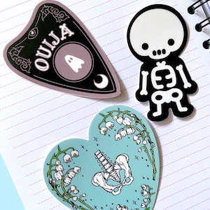 MYSTERY STICKER SET ~ Spooky Sticker Grab Bag, Witch Aesthetic Halloween Stickers, Stationery Surprise Blind Box, Journal Sticker Surprise image 6