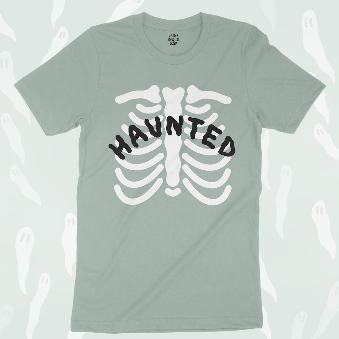 SPOOKY Round Neck Short Sleeve T-Shirt