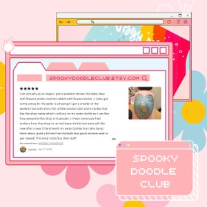 MYSTERY STICKER SET ~ Spooky Sticker Grab Bag, Witch Aesthetic Halloween Stickers, Stationery Surprise Blind Box, Journal Sticker Surprise image 9