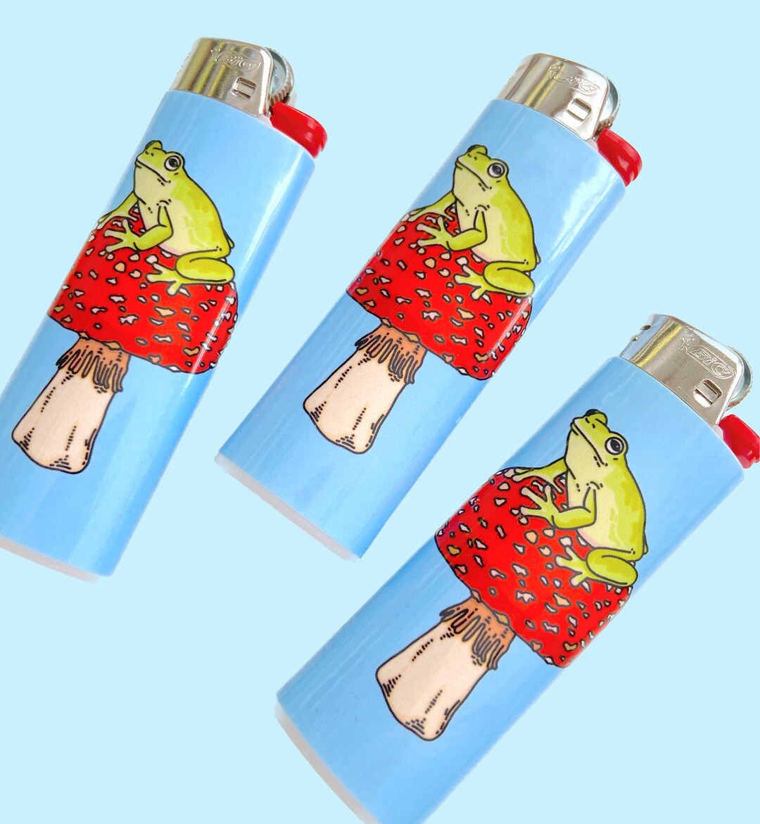 FROG MUSHROOM LIGHTER Cottagecore Bic Lighter for Candles Etsy