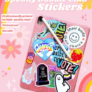 MYSTERY STICKER SET ~ Spooky Sticker Grab Bag, Witch Aesthetic Halloween Stickers, Stationery Surprise Blind Box, Journal Sticker Surprise image 3