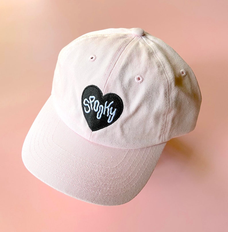 PASTEL SPOOKY HAT Spooky Doodle Club Embroidered Dad Hat Baseball Cap image 4