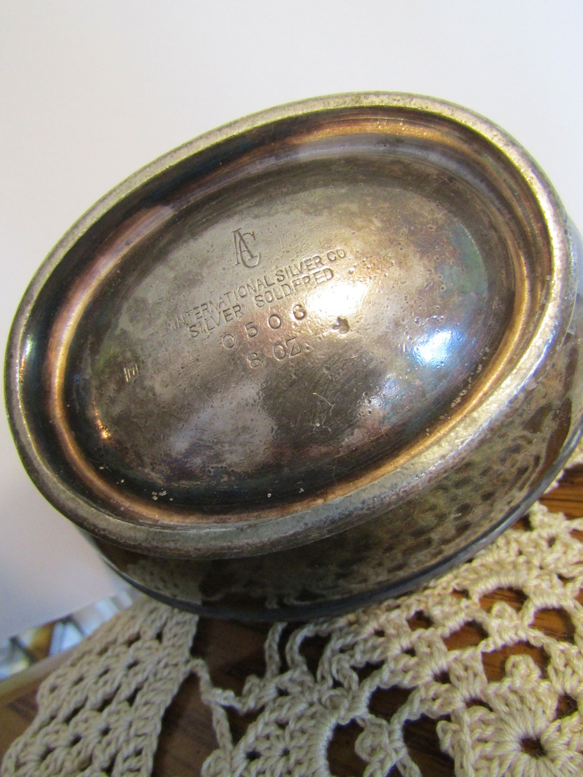 Vintage International Silver Company Silver Soldered Finger Etsy