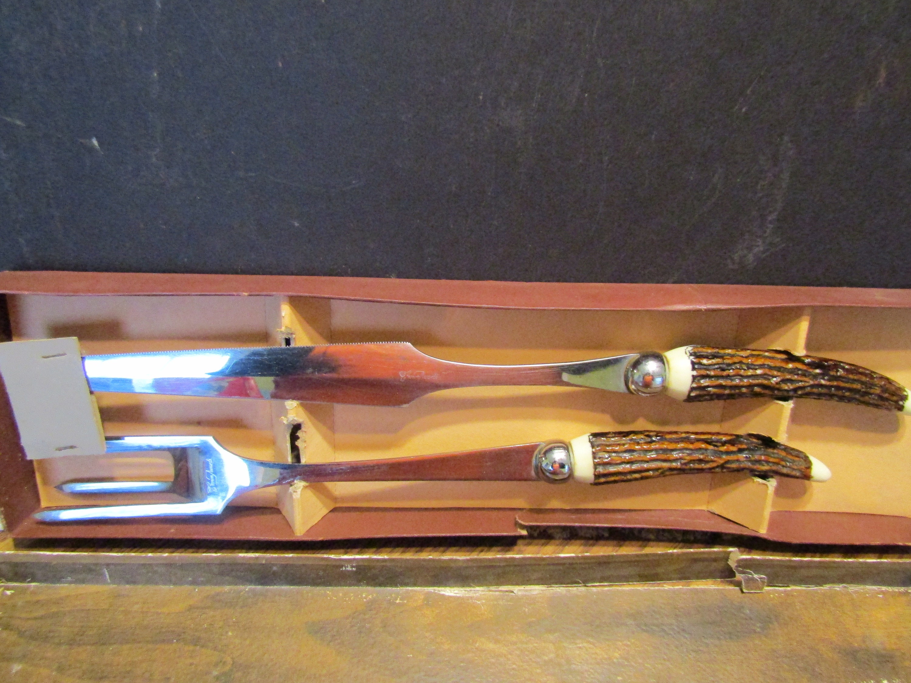 Carving Set Splitting Froe, Carving Knife, and Mallet