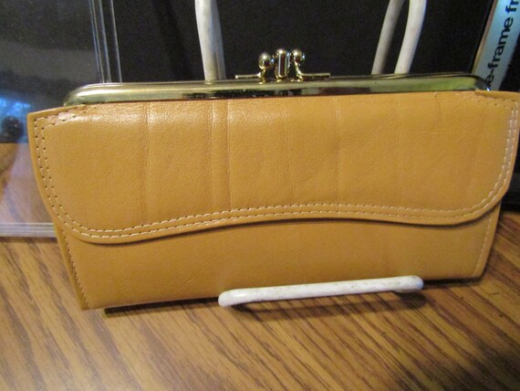Vintage Amity Triple Frame Woman's Clutch/Leather… - image 6