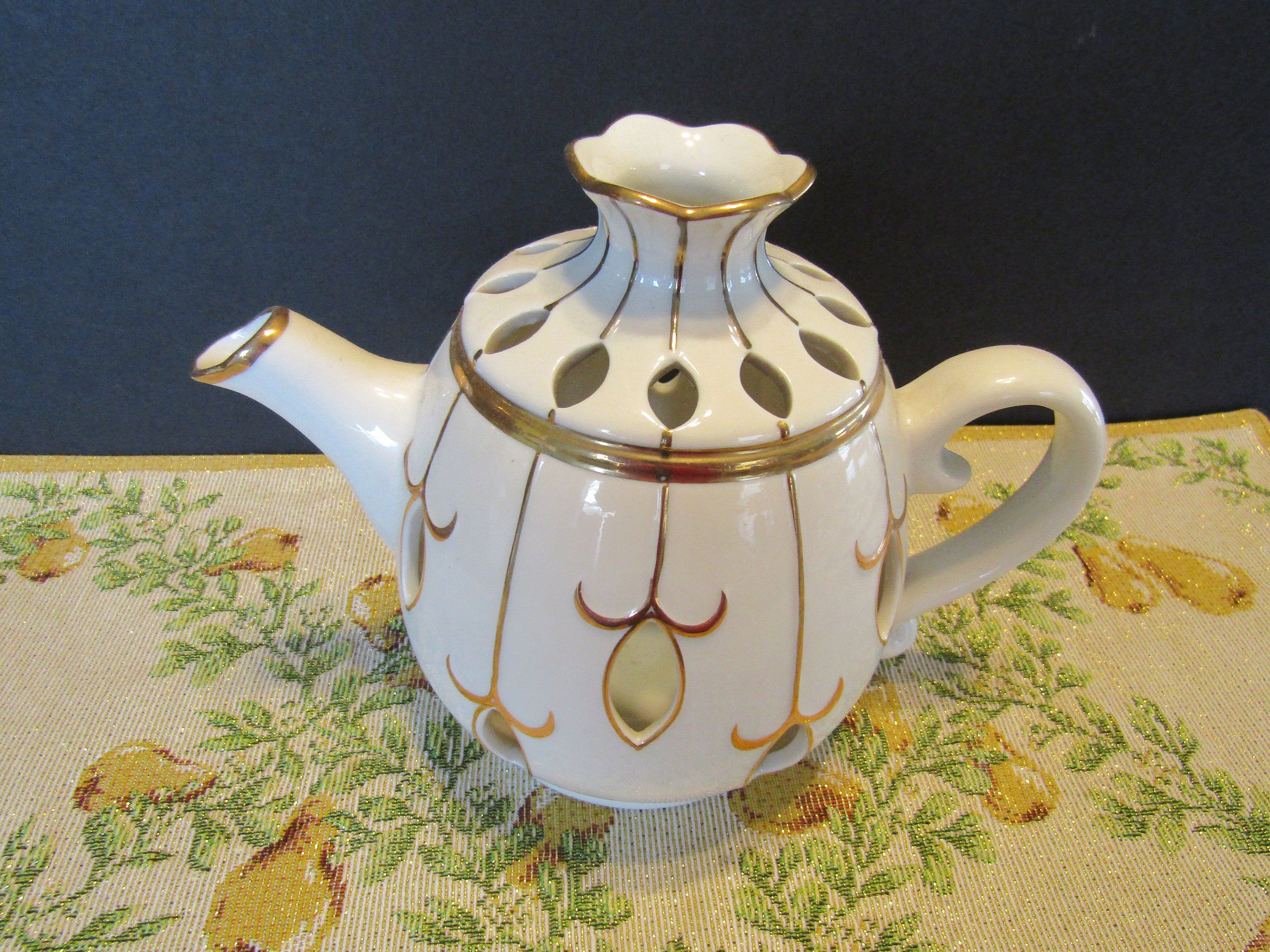 Party Lite Teapot Votive Candle Holder Etsy