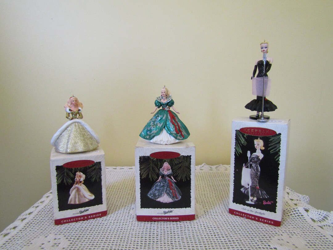 Hallmark Barbie Holiday Ornaments Etsy