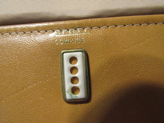 Vintage Amity Triple Frame Woman's Clutch/Leather… - image 7