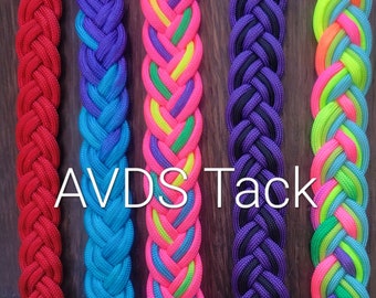 Paracord Split Reins - Flat Braid