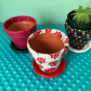 Decorated Clay Pots