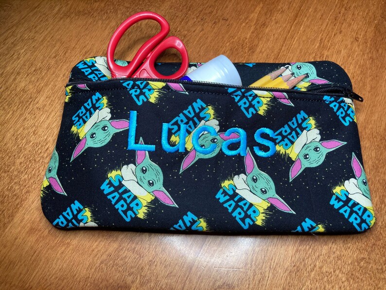 Baby Yoda Pencil Case Etsy