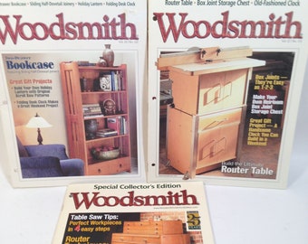 3 Ausgaben des Woodsmith Magazine – Großartige Bauprojekte! 0524