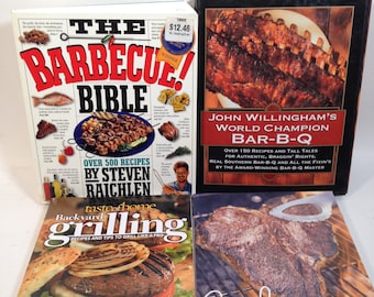 4 Kochbücher für BBQ Barbeque & Grillen 0524
