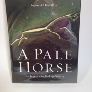 Signed Copy: A Pale Horse by Charles Todd Like New Condition! 0123