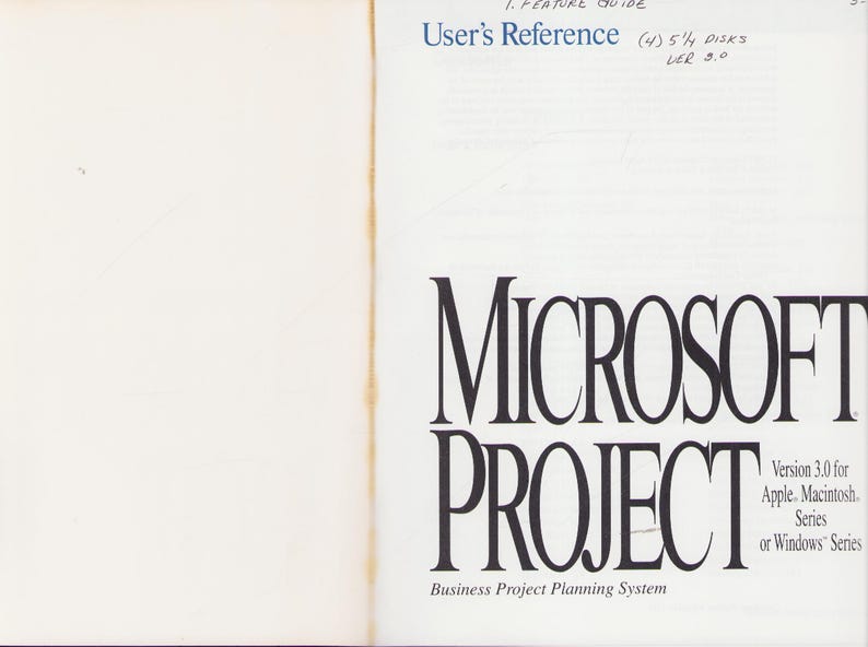 Microsoft Project User's Reference Guide, Gateway 2000 Edition, 1992 ...