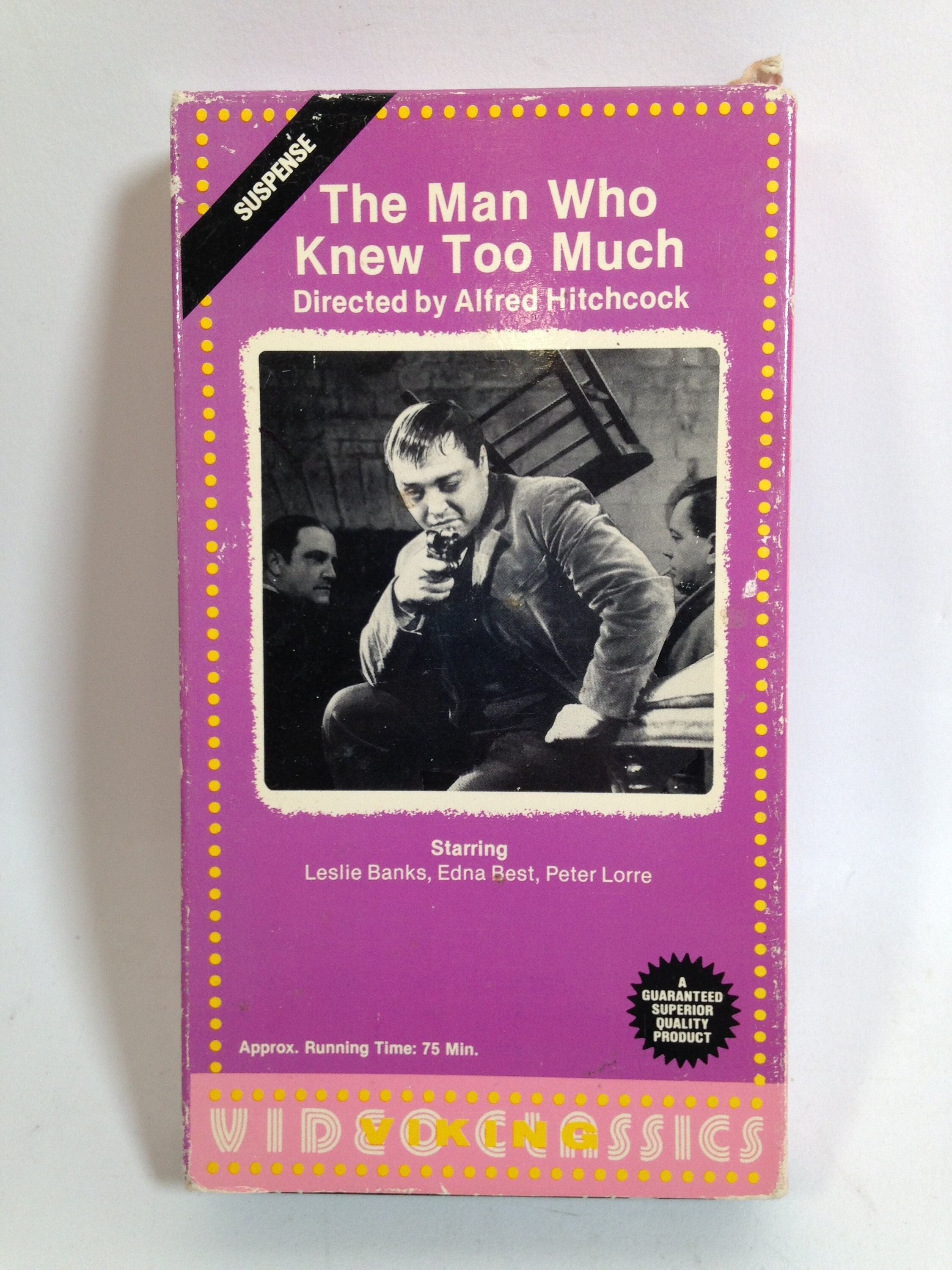 ビンテージ VHS テープ: 知りすぎていた男 0724 - Etsy 日本