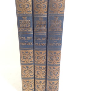 Vintage The Standard American Encylopedia Vol XIII, XIV, and XV, 1937 1122