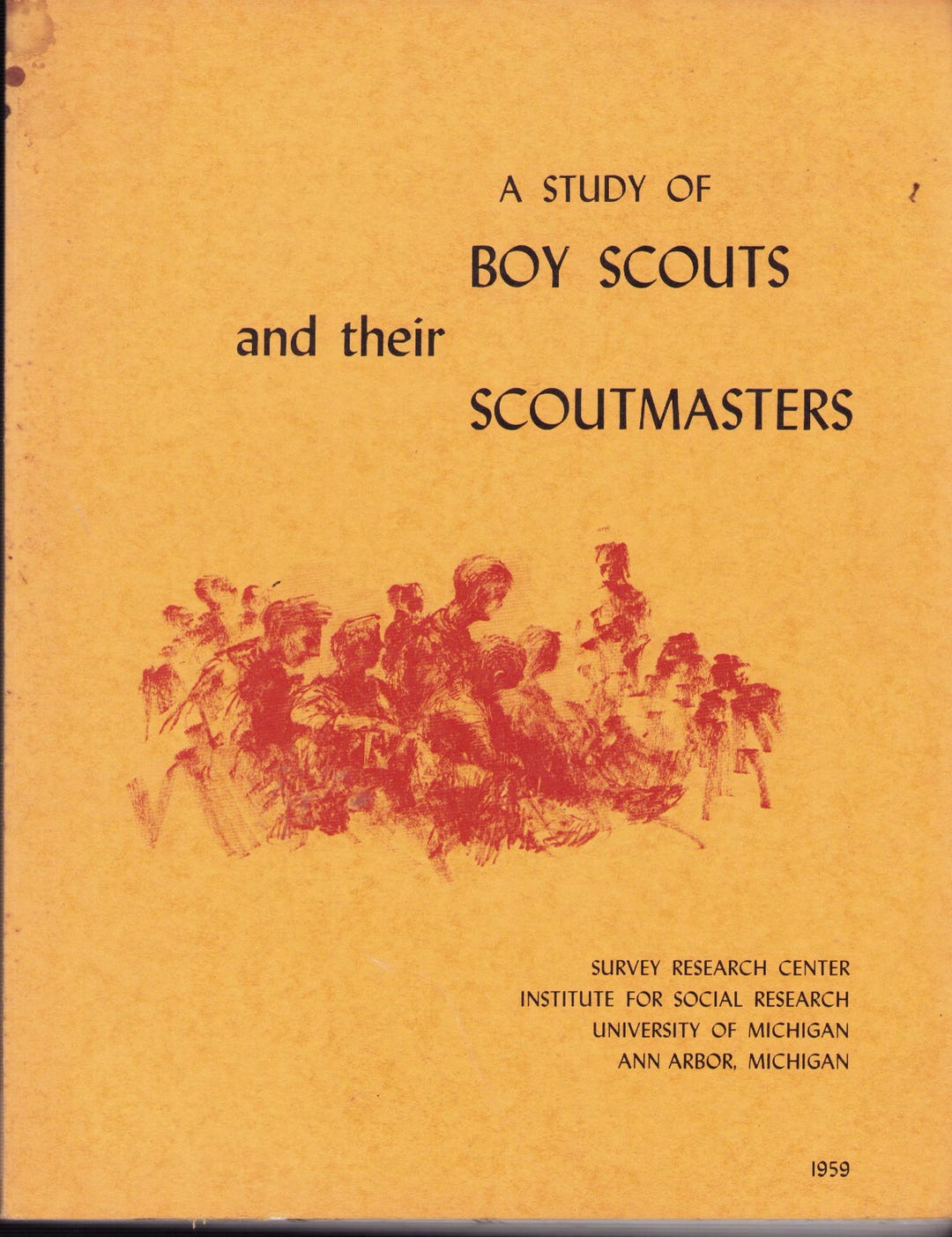 Vintage Book: A Study of Boy Scouts and Their Scoutmasters, 1959 0825 ...