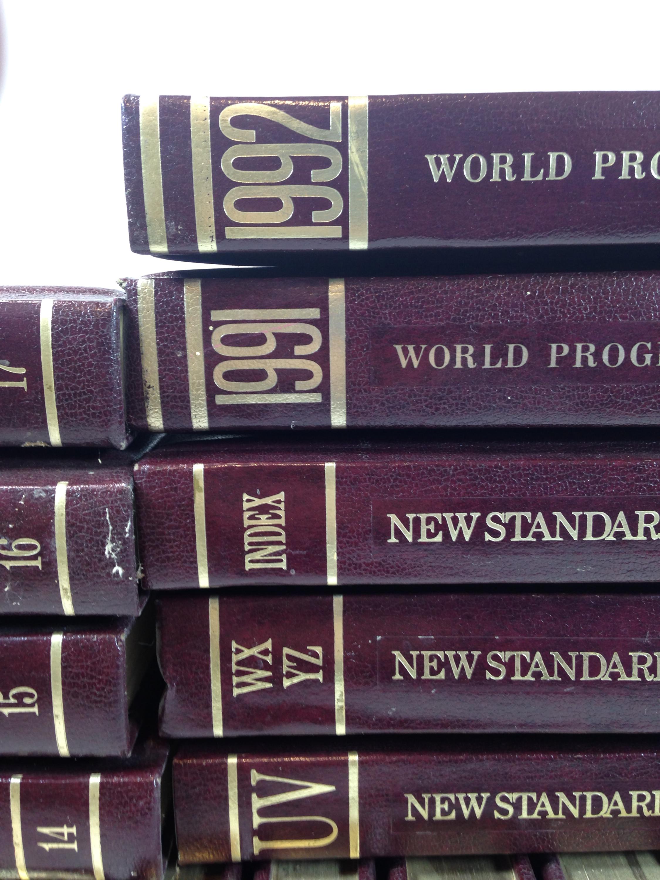 1990 New Standard Encyclopedia, Vol 1-20, NO VOL #2, 1991 and 1992
