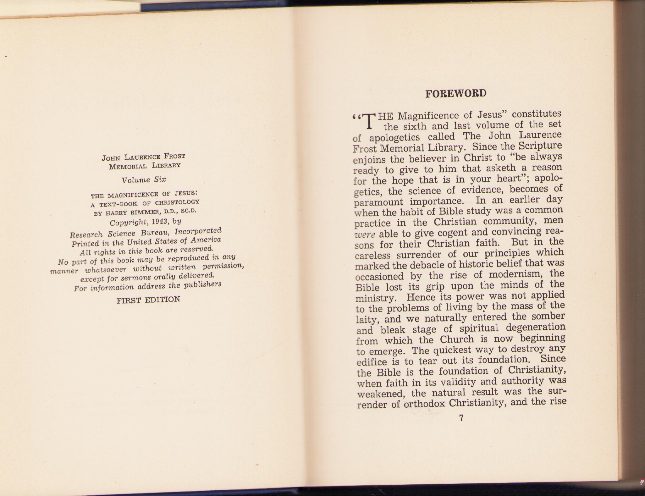 Harry Rimmer Modling The Magnificence of Jesus, First Edition, Harry Rimmer, 1943, 0426 - Etsy