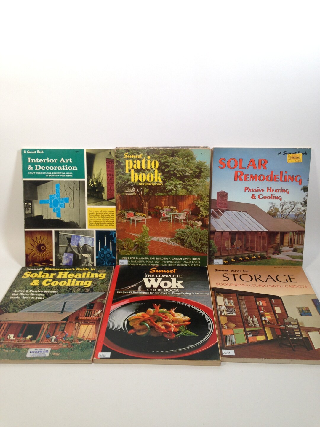 6 Vintage Sunset Publishing Books Home Improvement, Etc 1960s1980s