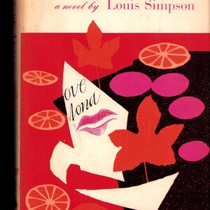 Vintage Book: Riverside Drive by Louis Simpson, 1962 First Edition 0725