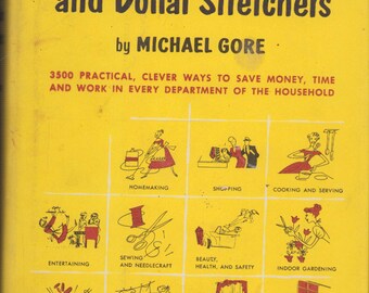 Vintagebok: Encyklopedi över hushållstips och dollarbårare av Michael Gore, 1957, 1225
