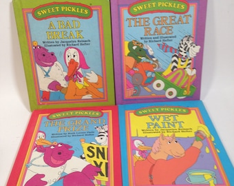 4 libri per bambini Sweet Pickles, anni '80 0424