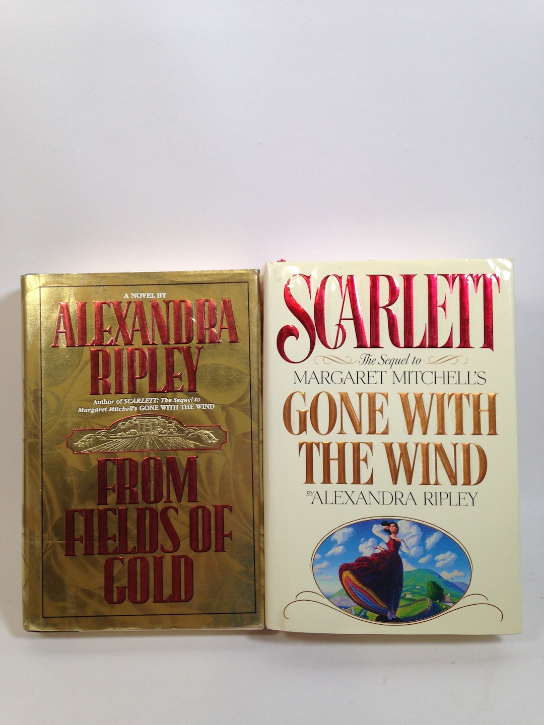 2 Books by Alexandra Ripley, Scarlett & From Fields of Gold 024 - Etsy