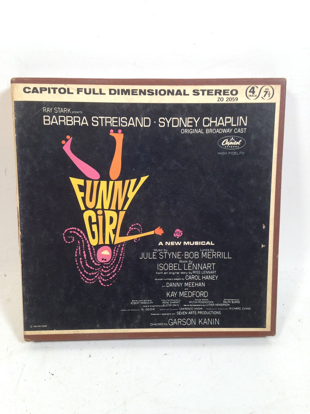 Vintage Reeltoreel Audio Tape Funny Girl Soundtrack Barbra Etsy