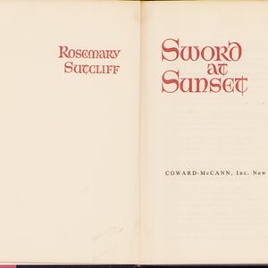 Rosemary Sutcliff Books - Etsy