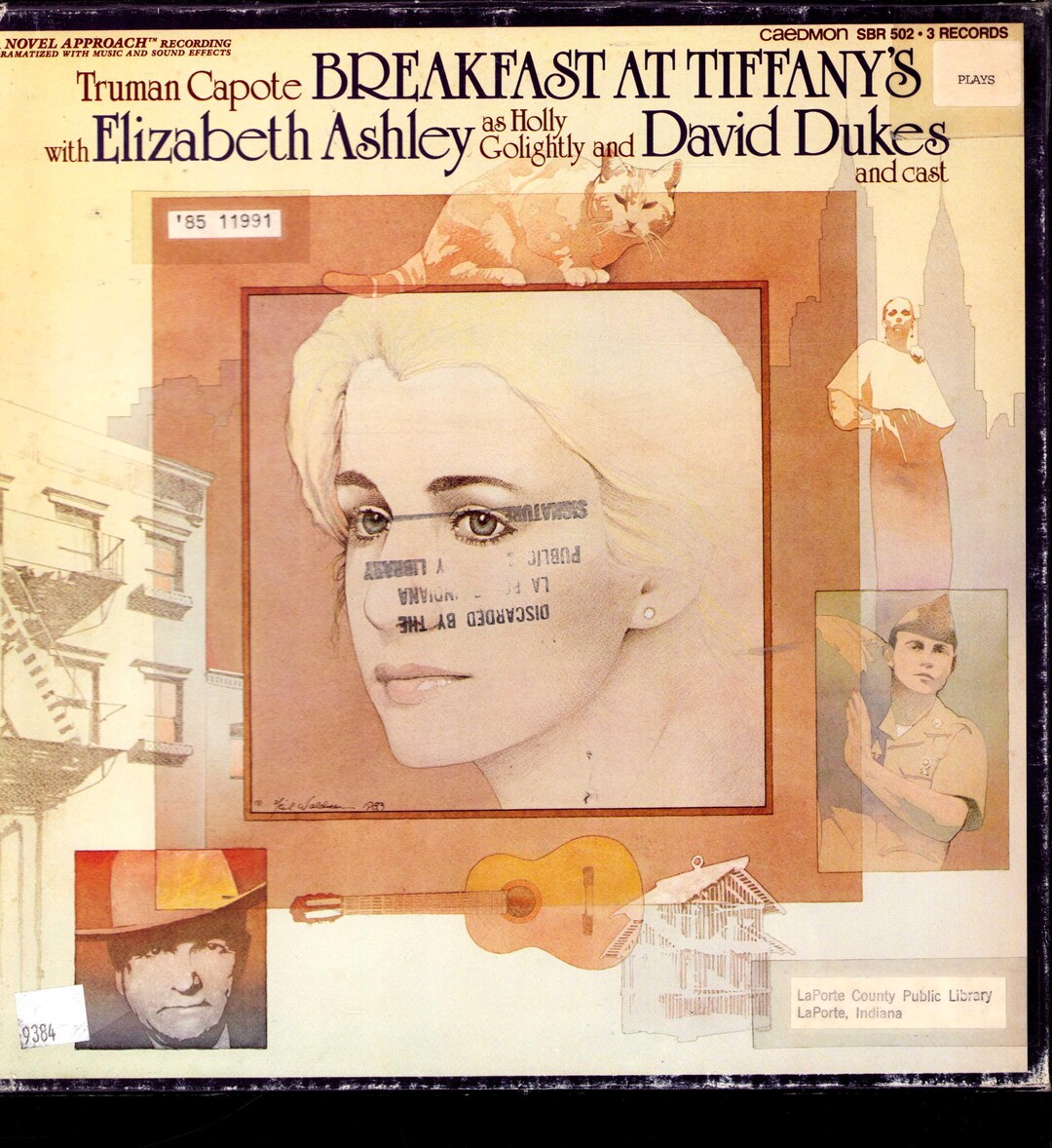 Breakfast Record Breakfast at Tiffany's, Caedmon SBR 502, Vintage Vinyl Record Box Set ...
