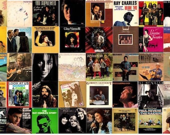 Vintage Music Art Vinyl Record Covers Crafts and Decorating 50 Covers Popular Artists 1125