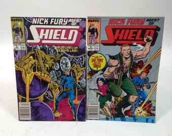 Marvel Comics Nick Fury Agent of Shield cover print 11 by 17, 8.5