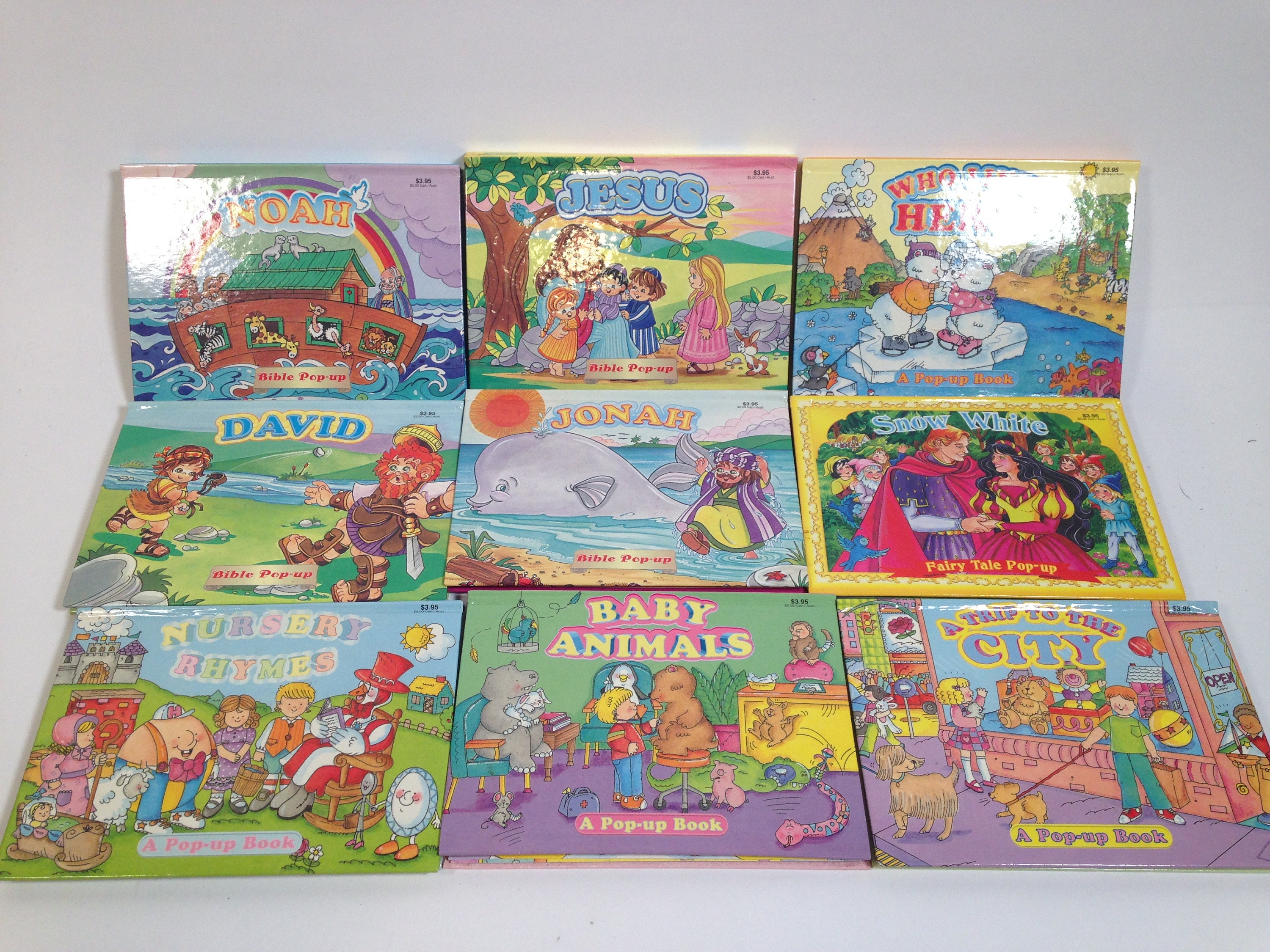 Vintage Playmore Children's Popup Books Bible Stories Etsy