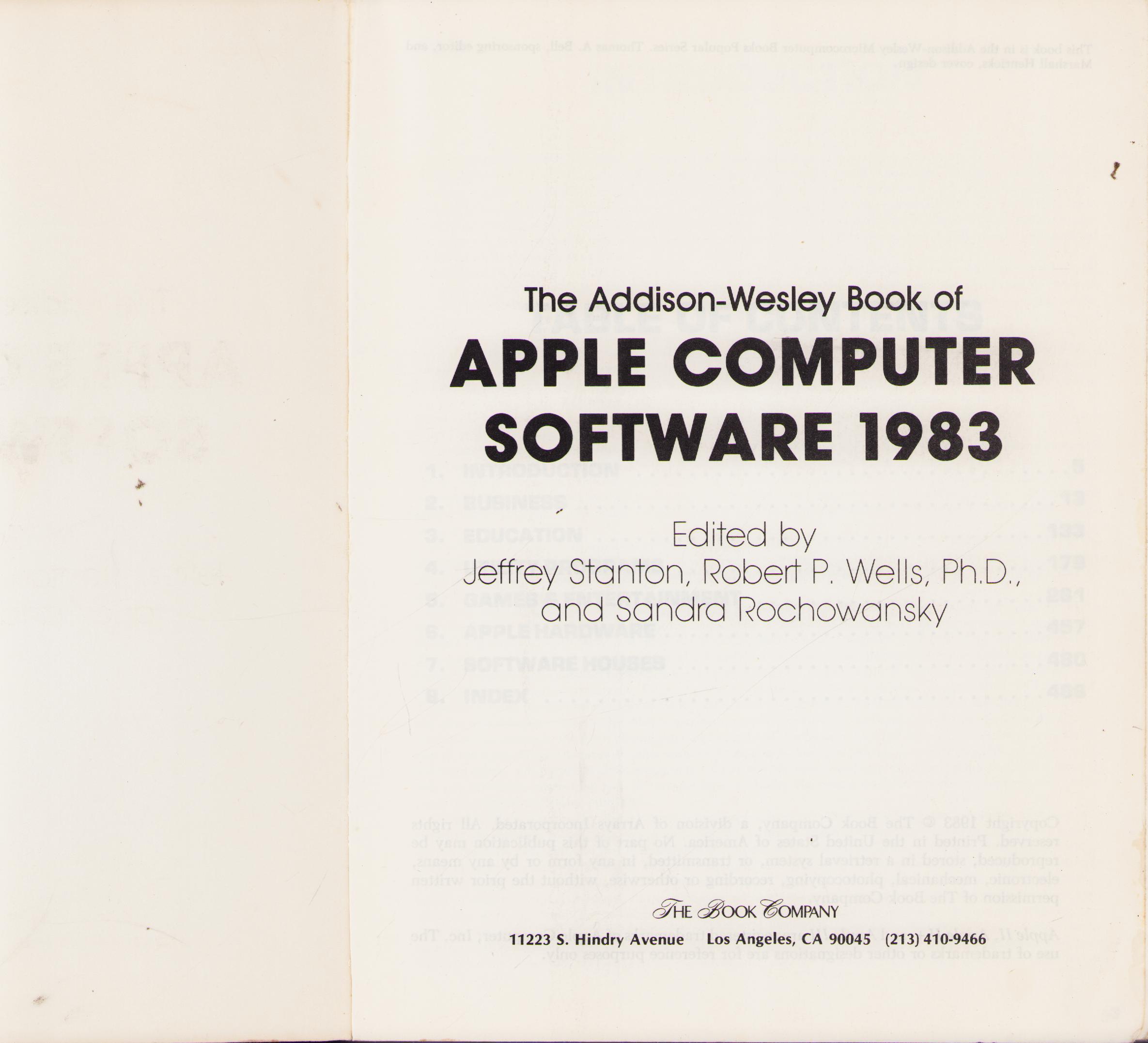 Apple Computer Software 1983 Jan. 19, 1983: Apple Gets Graphic
