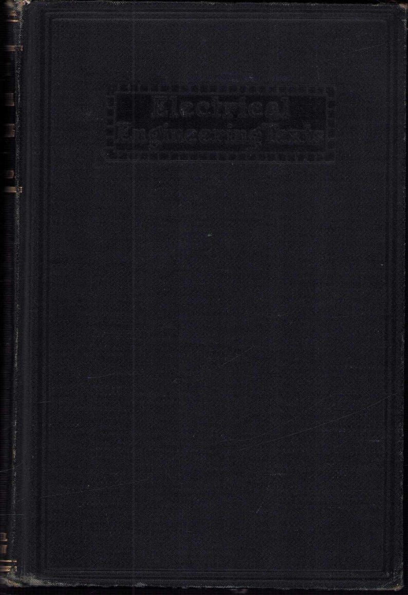 Basic Electrical Engineering, A.E. Fitzgerald, 1945 First Edition Hardcover Textbook. Vintage MIT Science Circuits Machines Electronics image 1