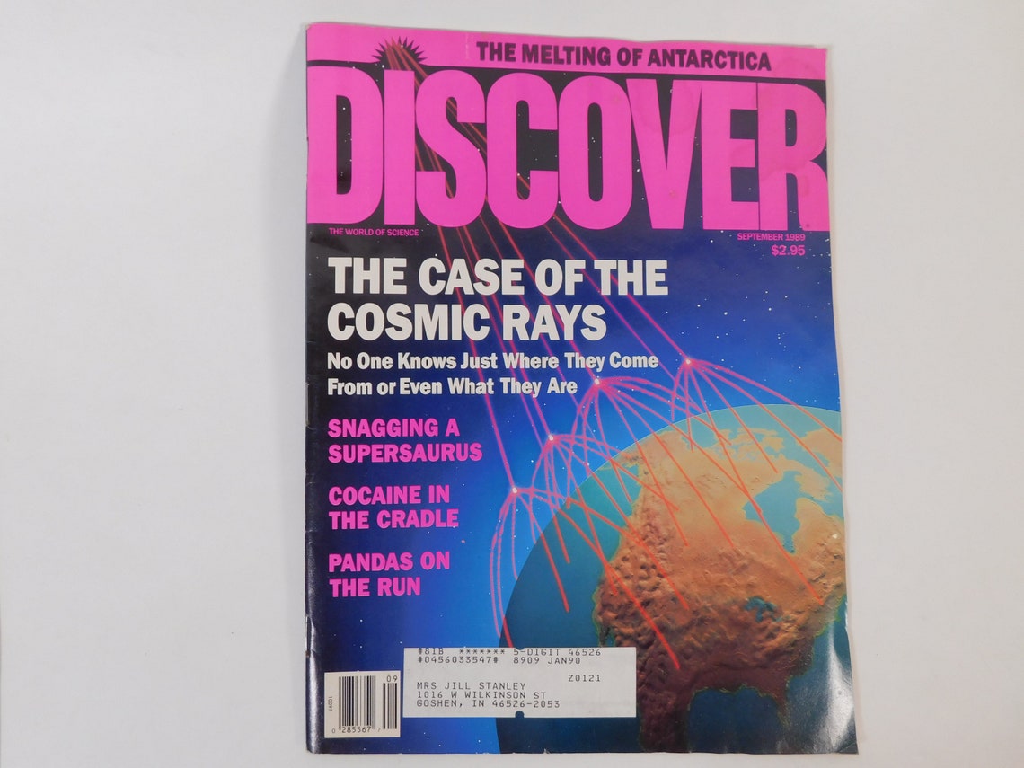 4 Vintage Issues of Discover Magazine 1989 0721 - Etsy